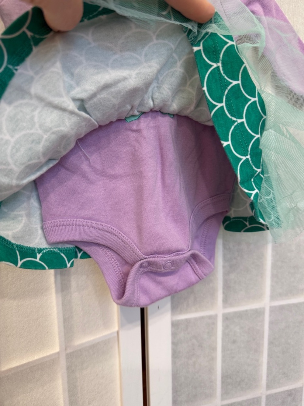 Disney Baby Adorable Mermaid Dress Size 3/6 M - Picture 4 of 5